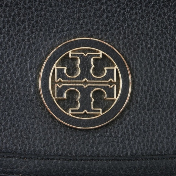 TORY BURCH Black Pebbled Leather Crossbody - Picture 3 of 8
